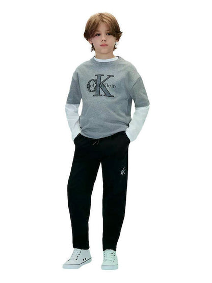 CALVIN KLEIN KIDS SIGNATURE LOGO JOGGERS