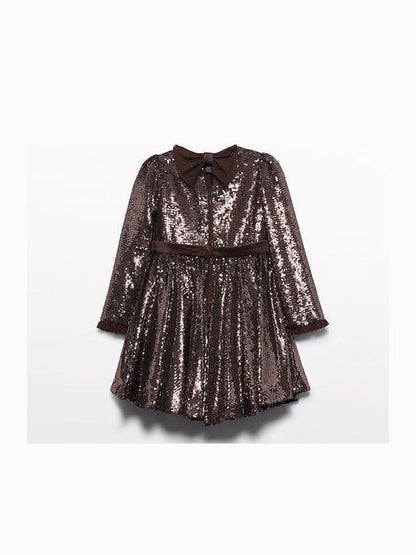 ABEL & LULA ALLOVER SEQUINS DRESS