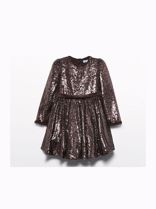ABEL & LULA ALLOVER SEQUINS DRESS