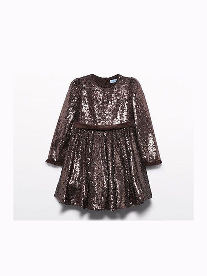 ABEL & LULA ALLOVER SEQUINS DRESS