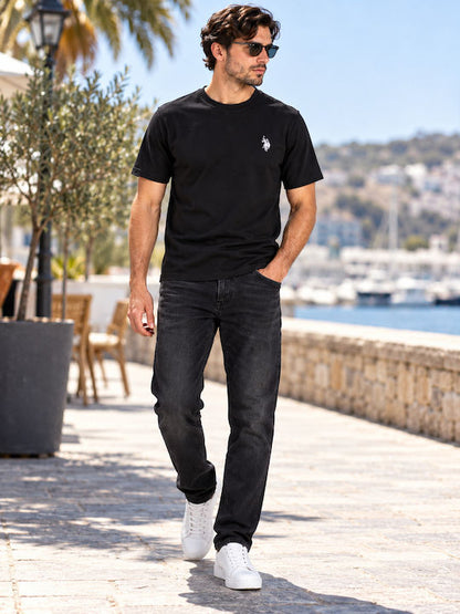 U.S POLO ASSN MAN REGULAR FIT LOGO T SHIRT