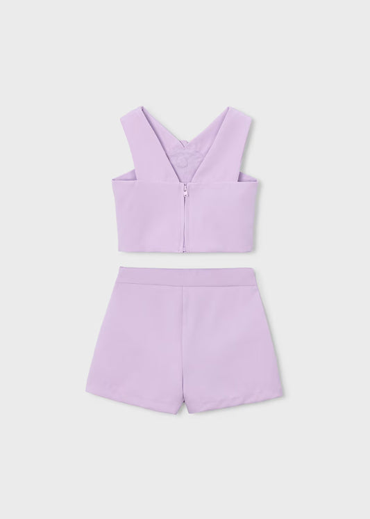 MAYORAL FLOWER SET WITH BERMUDA SHORTS