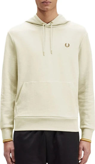 FRED PERRY TIPPED HOODED SWEATSHIRT