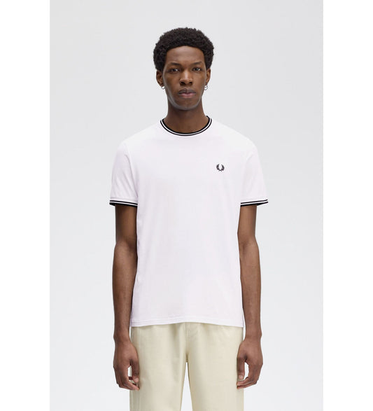 FRED PERRY TWIN TIPPED T SHIRT