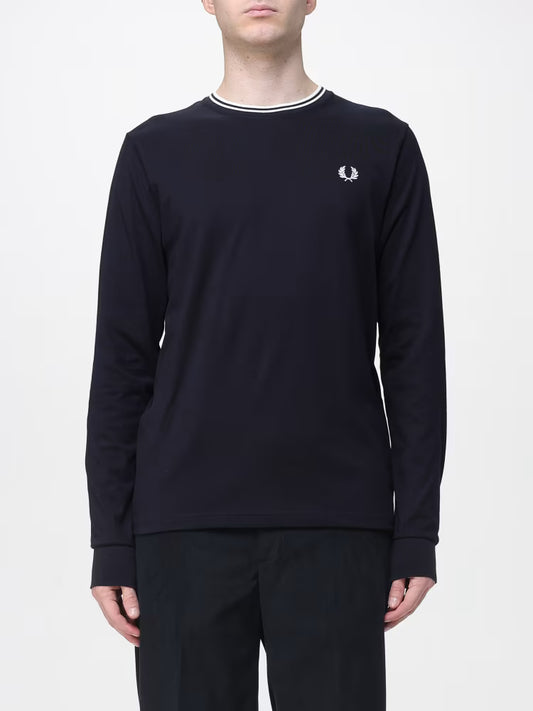 FRED PERRY LS TWIN TIPPED T SHIRT