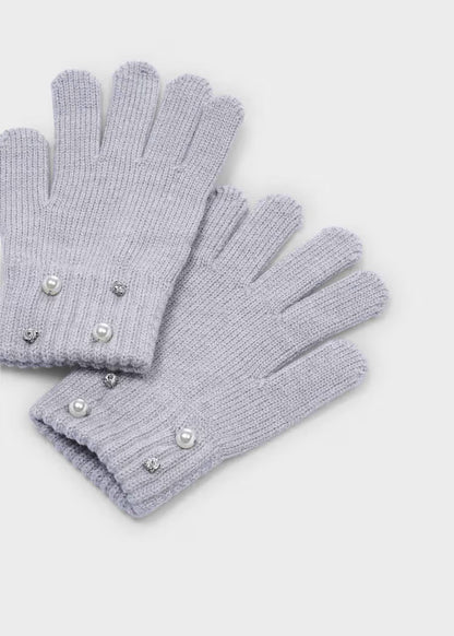 MAYORAL PEARL KNIT GLOVES