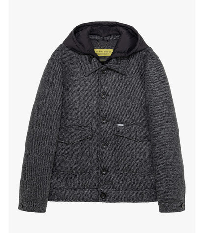 GIANNI LUPO JACKET WITH DETACHABLE VEST AND HOOD