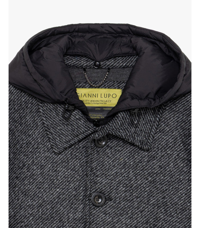GIANNI LUPO JACKET WITH DETACHABLE VEST AND HOOD