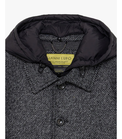 GIANNI LUPO JACKET WITH DETACHABLE VEST AND HOOD