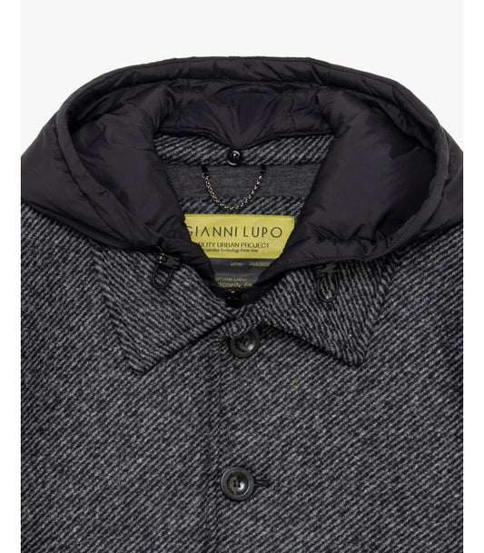 GIANNI LUPO JACKET WITH DETACHABLE VEST AND HOOD