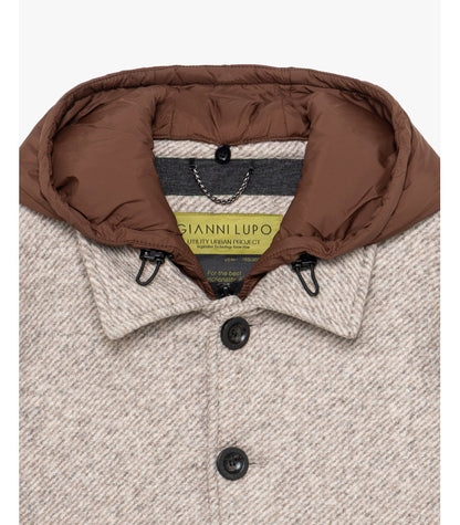 GIANNI LUPO JACKET WITH BIB AND DETACHABLE HOOD