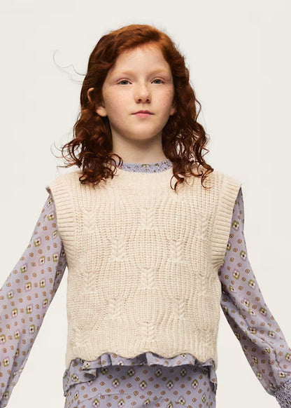 MAYORAL GIRLS KNITTED VEST