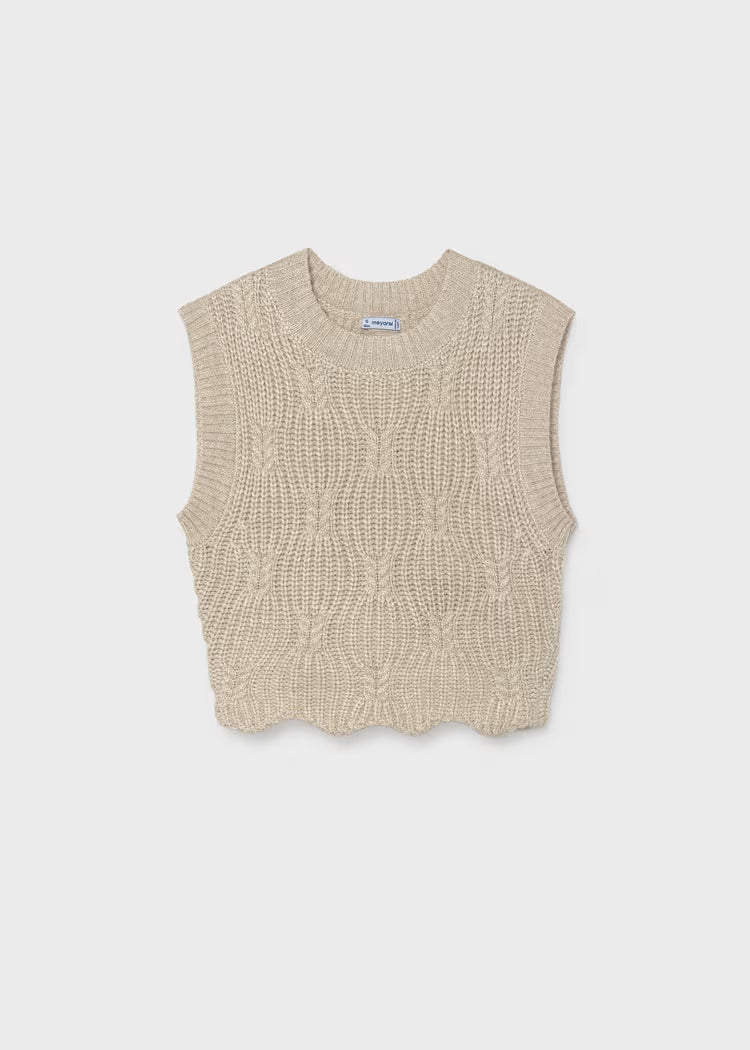 MAYORAL GIRLS KNITTED VEST