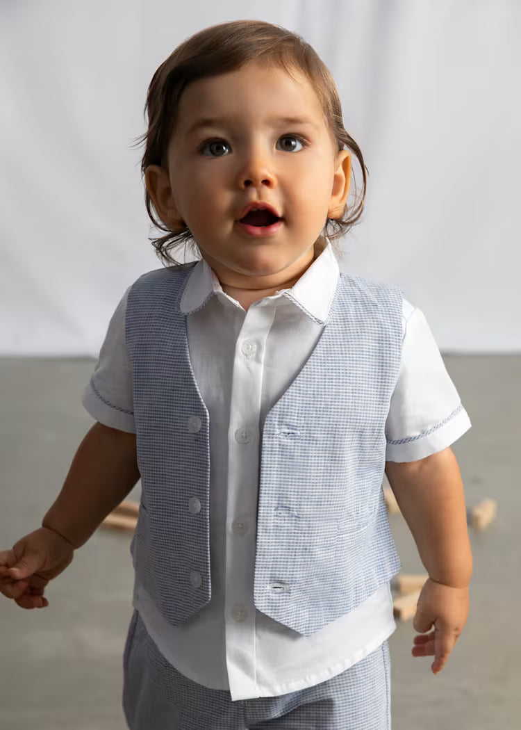 MAYORAL LINEN SUITING VEST