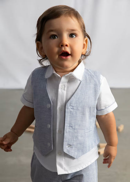 MAYORAL LINEN SUITING VEST