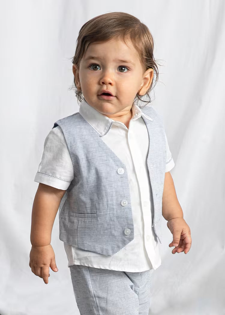 MAYORAL LINEN SUITING VEST