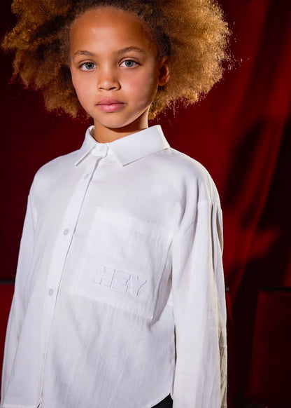 MAYORAL GIRLS POCKET BLOUSE