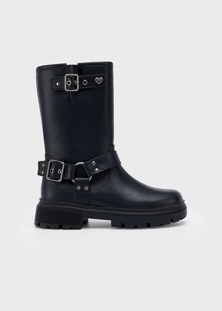 MAYORAL GIRLS TALL BIKER BOOTS
