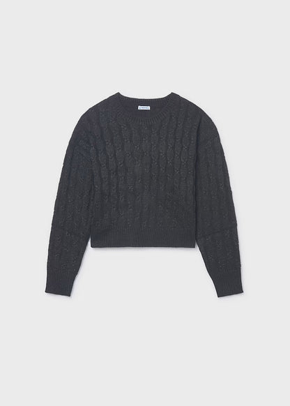 MAYORAL GIRLS BRAIDED KNIT JUMPER