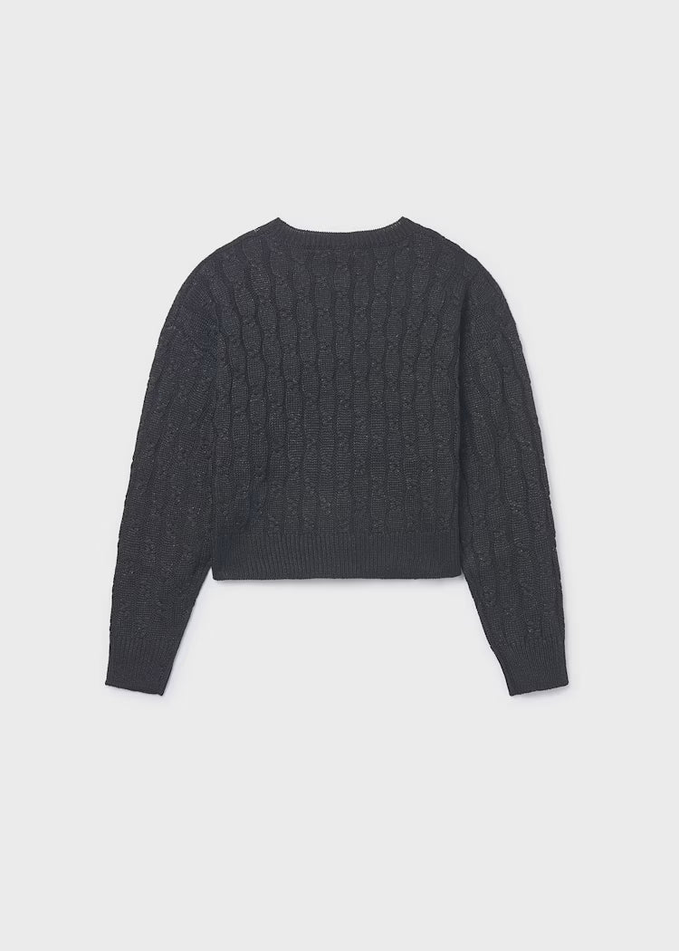 MAYORAL GIRLS BRAIDED KNIT JUMPER