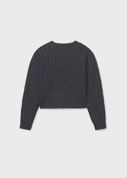 MAYORAL GIRLS BRAIDED KNIT JUMPER
