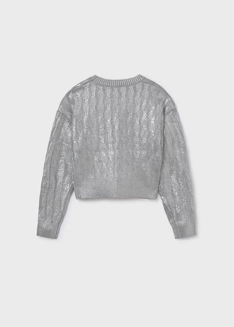 MAYORAL GIRLS BRAIDED KNIT JUMPER