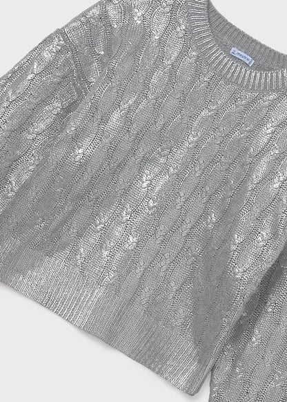 MAYORAL GIRLS BRAIDED KNIT JUMPER