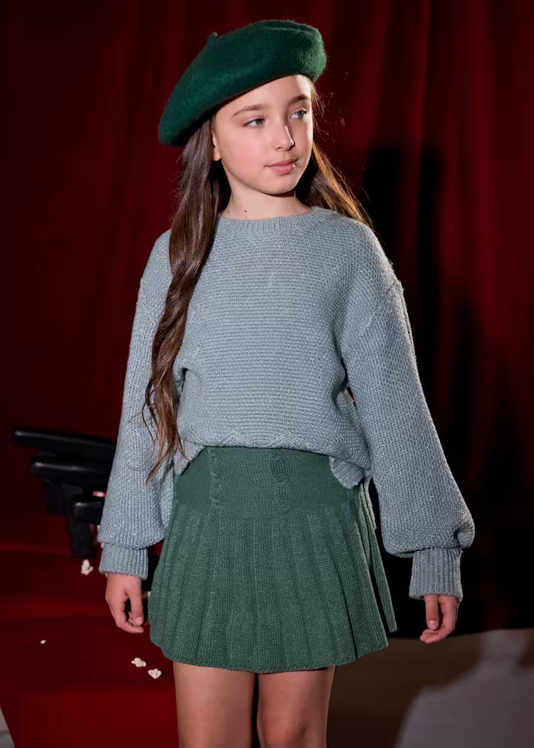 MAYORAL GIRLS BRAIDED KNIT SKIRT
