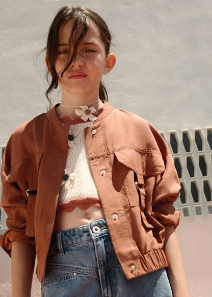 MAYORAL GIRL'S BUCKLE JACKET