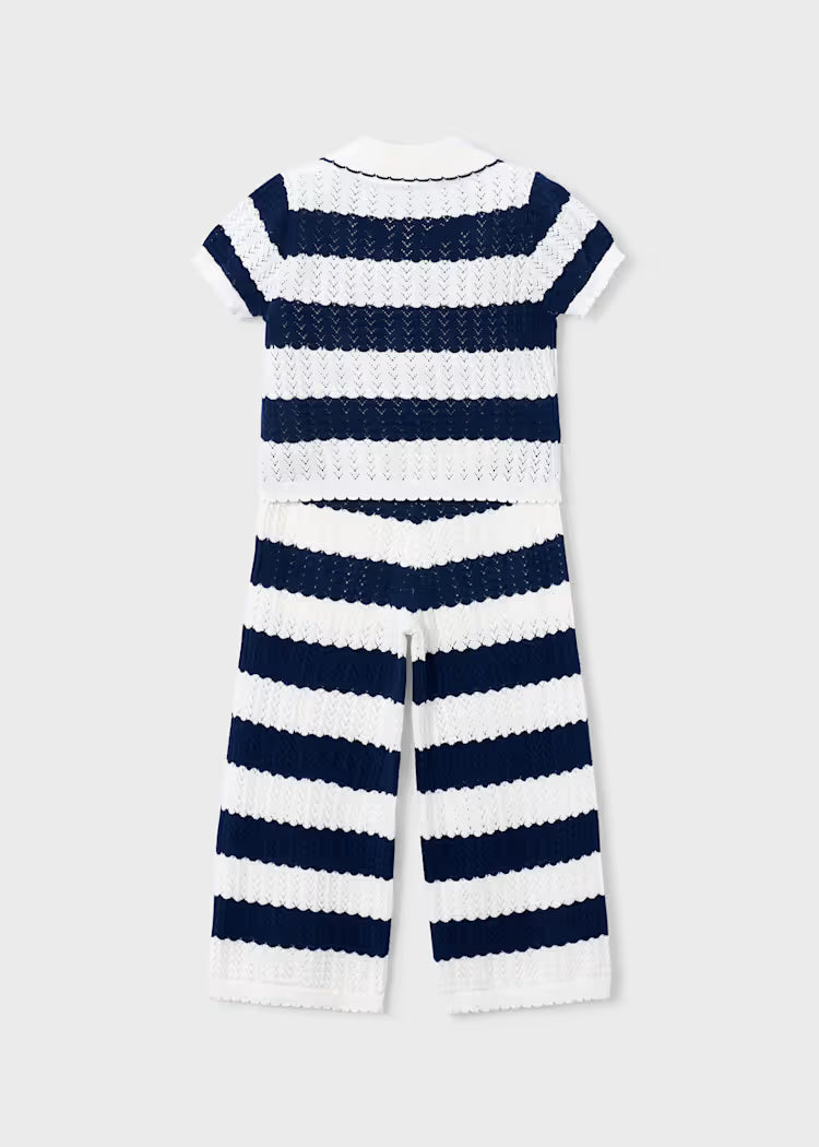 _MAYORAL KNITTED GIRL'S CARDIGAN AND PANTS SET