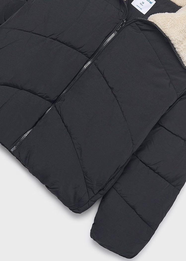 MAYORAL COAT WITH SHEAPSKIN ON THE NECK