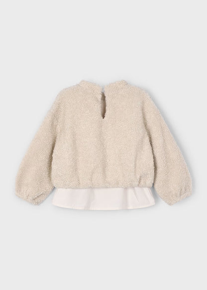 MAYORAL GIRLS WOOL COMBINED JUMPER