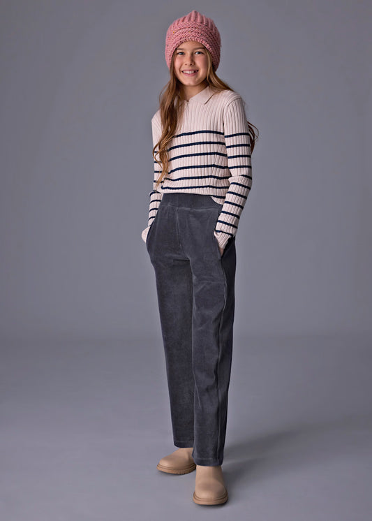 MAYORAL GIRLS CORDUROY KNITTED TROUSER
