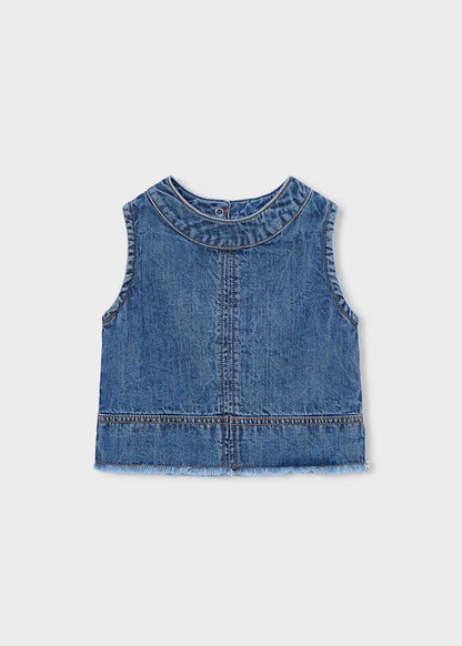 MAYORAL GIRLS' DENIM TOP