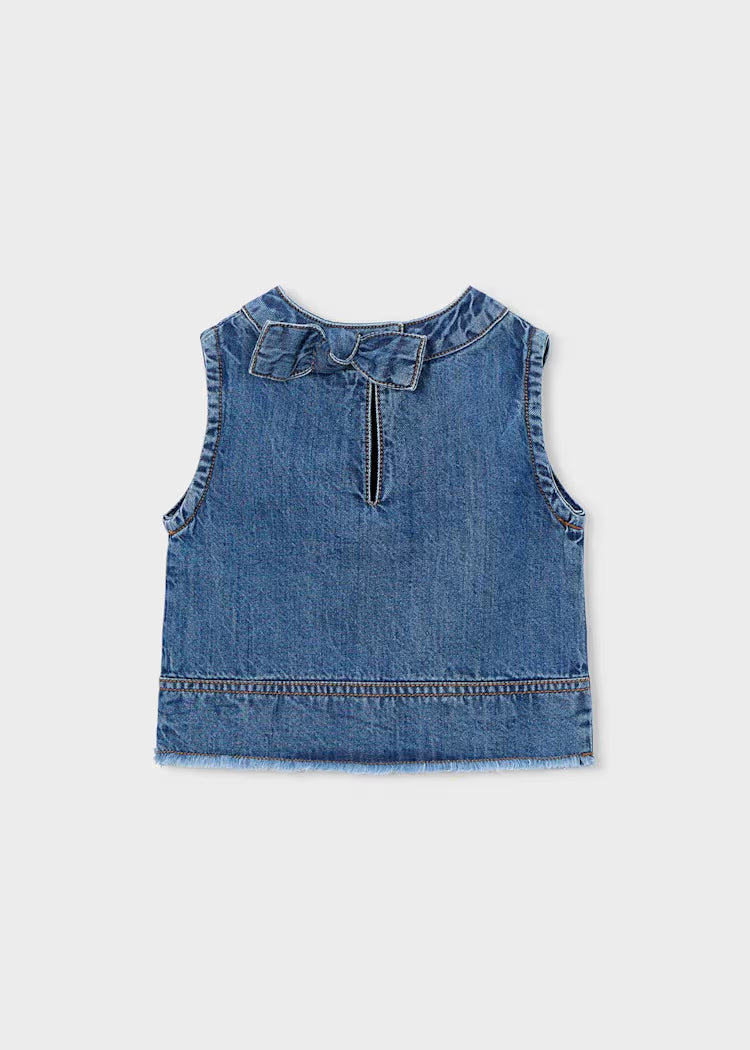 MAYORAL GIRLS' DENIM TOP