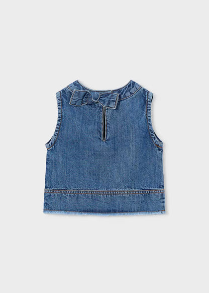 MAYORAL GIRLS' DENIM TOP