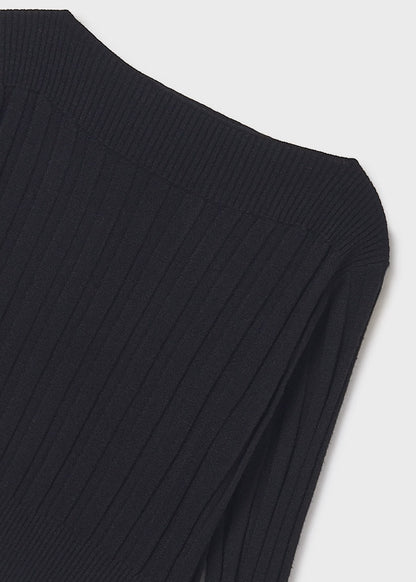 MAYORAL GIRLS DETAILED RIB KNIT JUMPER