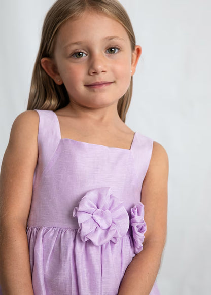 MAYORAL GIRL'S FLORAL FORMAL DRESS