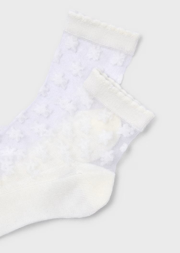 MAYORAL GIRL'S FLOWER SOCKS