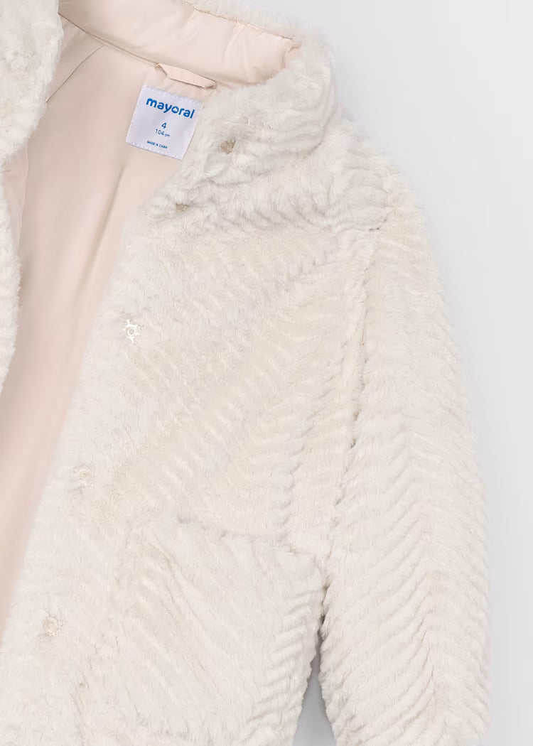MAYORAL GIRLS FUR COAT