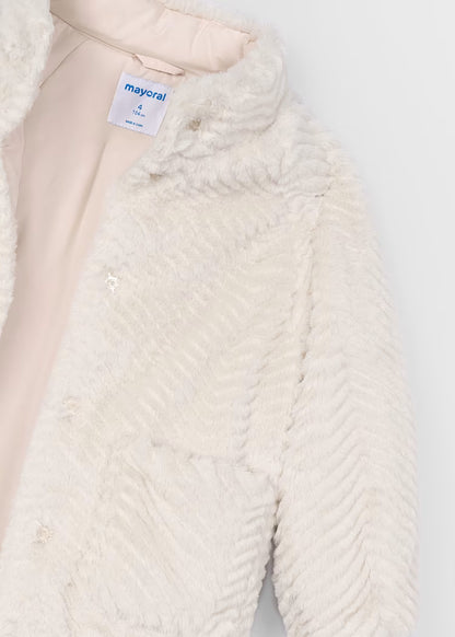 MAYORAL GIRLS FUR COAT