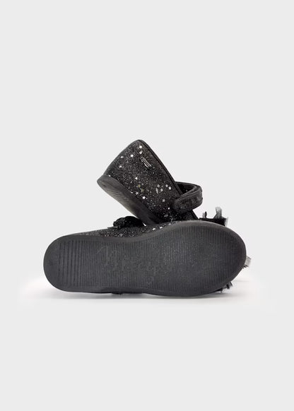 MAYORAL GIRLS GLITTER MARY JANES WITH BOW