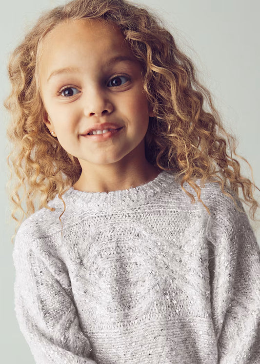 MAYORAL GIRLS SEQUIN SWEATER