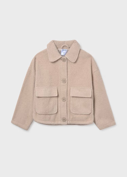 MAYORAL GIRLS KNITTED FUR JACKET