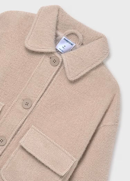 MAYORAL GIRLS KNITTED FUR JACKET