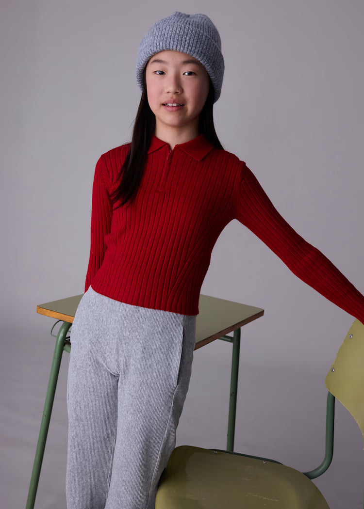 MAYORAL GIRLS KNITTED POLO SHIRT