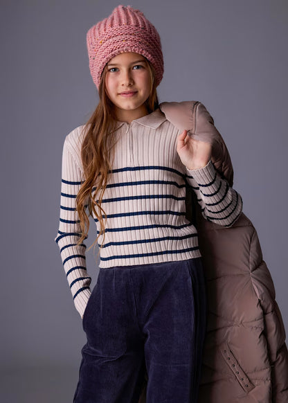 MAYORAL GIRLS KNITTED POLO SHIRT