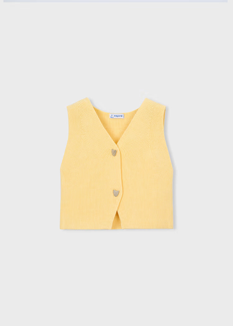 _MAYORAL KNITTED WAISTCOAT WITH BUTTONS