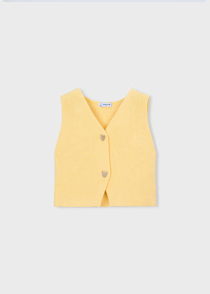 _MAYORAL KNITTED WAISTCOAT WITH BUTTONS