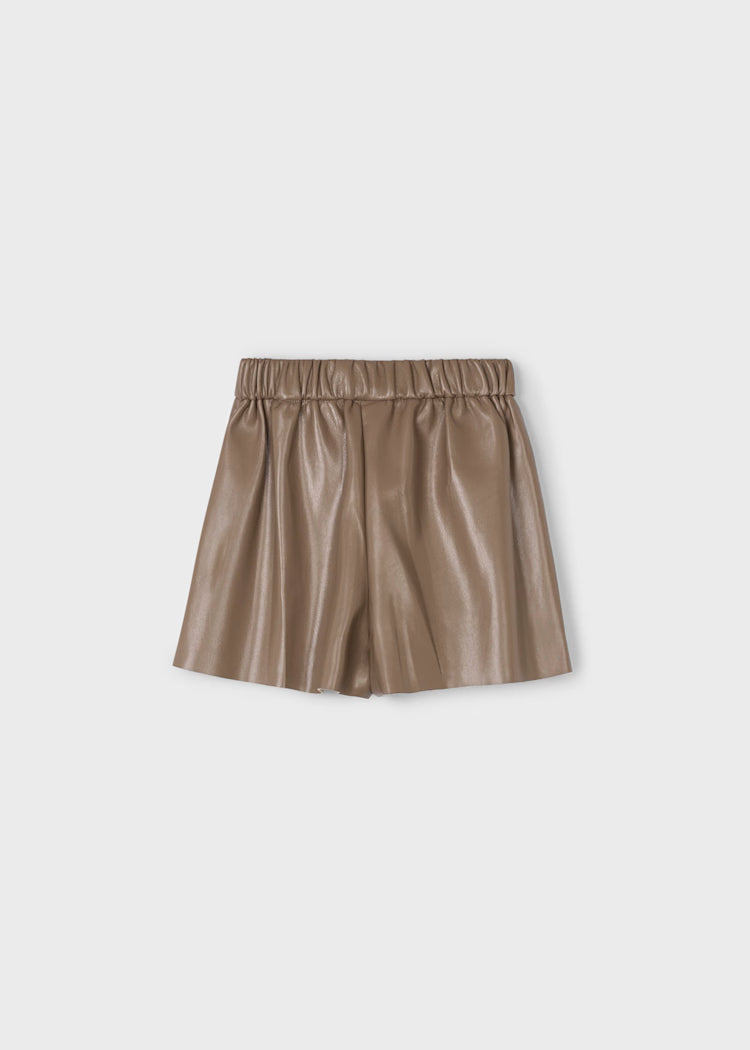 MAYORAL GIRLS LEATHERETTE SHORTS